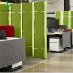 Nice price 100% Recyclable polyester fiber acoustic screen partition for Isolate viruses and protect privacy
