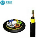 Non-Metallic para fiber adss 200m span aramid yarn fiber optic cable