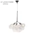 Import Nordic Style Big Bubble Glass Chandelier Arc Residential Decoration Pendant Light Transparent Glass Chandelier Lighting from China