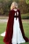 Import NW1163 Shiny Red Long Custom Wedding Capes Formal Bride Cloaks Jacket Wrap Floor-Length from China