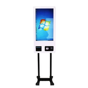 OEM 32 automatic touch screen self service payment machine kiosk for restaurant