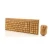 Import OEM bamboo timber high quality wireless office keyboards computer mouse set wood keyboard and mouse with gift box from China