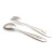 Import OEM Custom Logo Titanium Cutlery Spoon Fork Set Titanium fork from China