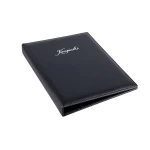 OEM factory design Guest Rooms Hight Leather products hotel accessories Service Minibar list holder hotel pu leather items