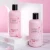 Import OEM Private Label bath skin care product natural clean shower gel romance Peach Blossom perfume Soft 2 in 1 shampoo body wash from China