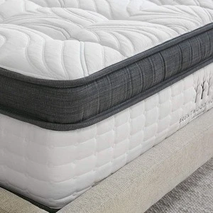 OEM/ODM 12 Inch Comfortable gel infused memory foam 7 zoned pocket spring mattress