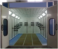 Oil Buring spray booth for BUS repair