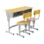 Import old cheap wooden double student desk school furniture price list from China