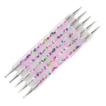 Only for USA UV Gel Painting Nail Art Double Head Dotting Pen Nail Art DIY Design Pen