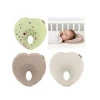 Organic cotton newborn sleep head protection shaping memory foam pillow flat head baby pillow