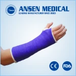 Orthopedic Fibre Glass Plaster of Paris Bandage Medical Waterproof Orthopedic Cast Tape