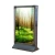Import Outdoor double sided scrolling advertising slim magnetic light box standing from China