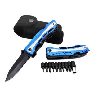 Outdoor foldable multi tool pocket knife hand survival pocket knife multi tools