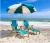 Import Outdoor solid oak teak wood folding sun bed fabric beach chair from China