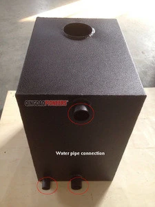 Outdoor wood fired water heater