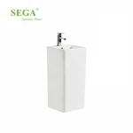 P-7001L Full Antique bathroom pedestal basin wash basin with pedestal bathroom sink wash basin