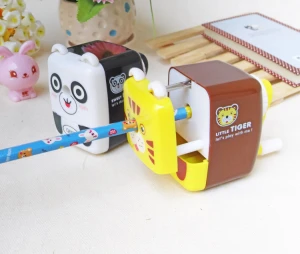 Panda tiger cute manual pencil sharpener for Students