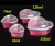 Import Party 2OZ/70ML HEART Food Storage Container  with Lid Heavy Duty Clear Cups 2OZ Heart Shape Parfait Cups Sauce Chutney PILL BOX from China