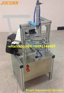 PE coated paper hotel soap pleat packing machine/ toilet soap wrapping labeling machine/ round soap pleated wrapping machine