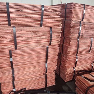 per sheet   125kgs Copper Cathode Plate