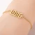 Import Personalized Gold Old English Numbers Date Anklets from China