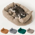 Pet Supplies Wholesale Washable Luxury Large Durable Comfy Calming Cute Big Cat Pet Dog Bed Other Pet Products