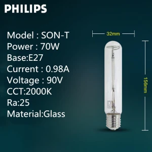 Philips metal halide lamp SON-T  E27 70W E40 100W 150W 250W Sodium lamp