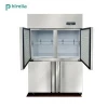 PHIRELLA Restaurant Hotel Kitchen Freezer Four Doors Stainless Steel Refrigerator Chiller
