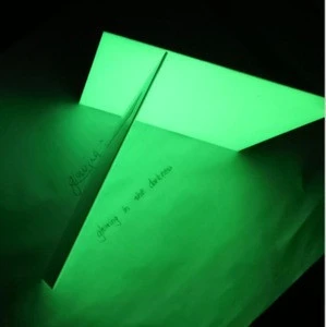 Photoluminescent Rigid sheet/luminous rigid sheet pvc 2mm thick
