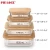 Import PIE LOCK glass food storage containers bamboo lids from China