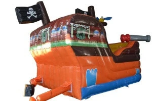 pirate inflatable bouncer house/bouncy castle/ bouncer jumping slide