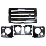 Plastic Front Car Chrome Grille Guard For LandRover Defender