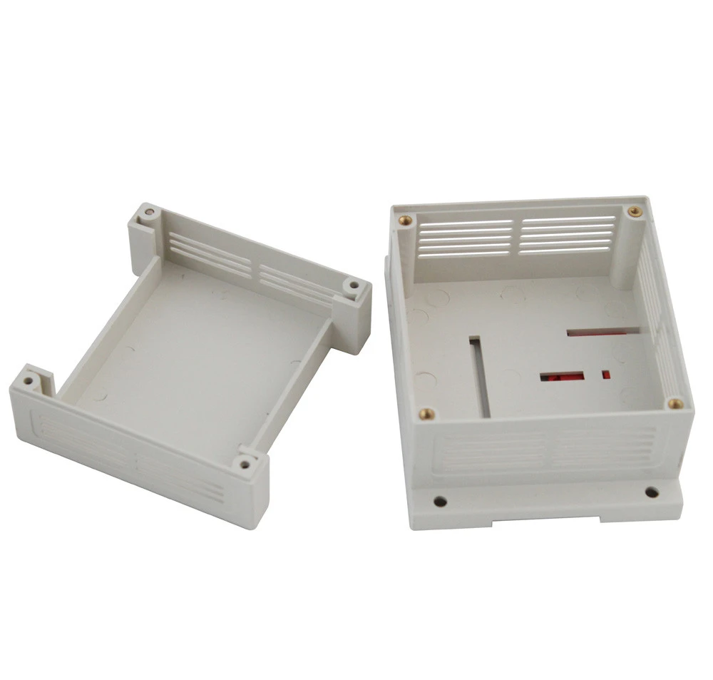 plastic project box instrument junction box for pcb board High quality custom PLC din rail enclosure plastic case