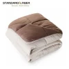 Plush Microfiber Fill Box Stitched Season Reversible Down Alternative Quilted Comforter