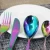 Import Popular rainbow stainless steel dinner forged silver flatware dinnerware sets fork spoon and knife cutlery set 72 from China