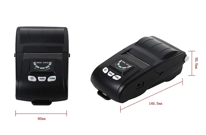 Portable 58mm thermal ticket printer