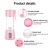 Import Portable Blender Ice Smoothie 6 Blade Mini Home USB Rechargeable Portable Blender High Power Juicer Machine from China