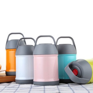 portable double walled stainless steel Food Container Storage seal case lunch box vacuum insulated Braised lunch box pot