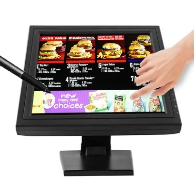POS System OEM VGA HDMI 1024*768 Resistive Touch Screen Monitors 15 Inch Touch Screen Monitor