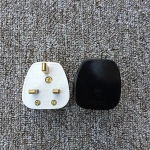 PP copper material bsi uk cable plug socket 230v 13amp plug