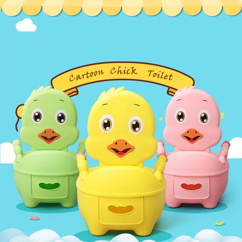 PP Material  Kids Chick Toilet  Portable 0 To 4 Years Children Baby Training Potty Seat