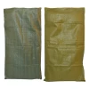 pp recycled green garbage woven bags for packing building waste