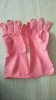Practical comfortable long sleeve pink custom glove waterproof rubber woman work latex gloves for household washing and cleaning