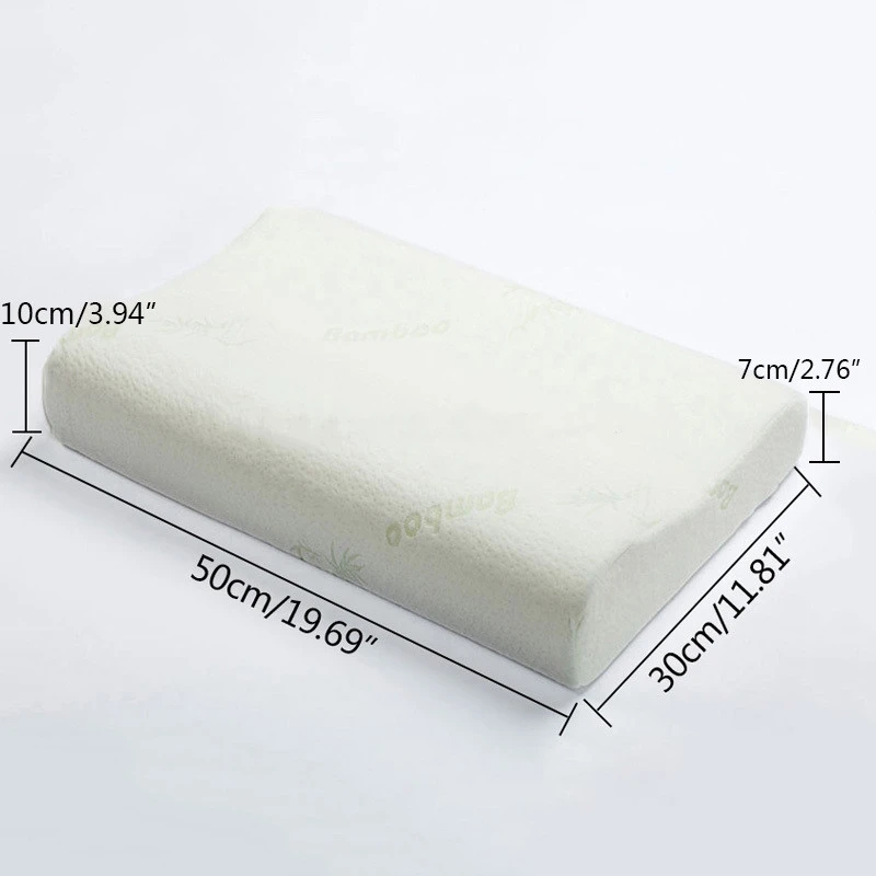 Premium Wholesale Custom Size orthopedic shredded memory foam bamboo foam pillow