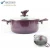 Import PRESS ALUMINUM ROLLED EDGE CASSEROLE WITH GLASS LID AND CERAMIC COATING WITH COLOR BAKELITE HANDLE AND INDUCTION BOTTOM from China