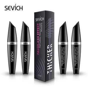 Private label 4d thick long fiber lash eyelash mascara with waterproof function