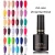 Import Private label natural organic uv nail polish 8.3ml 252 Color Soak Off  Nail Art Vernis Semi permanent UV from China