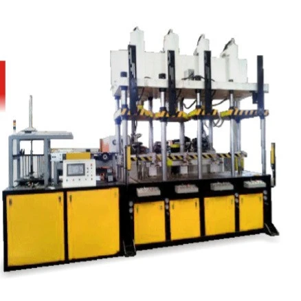 production line metal processing Double-Action Hydraulic Press for Steel Sheet Embossing