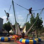 Professional Design Multi Function Eco Friendly Jumping Bungee Trampoline