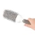 Import Professional Hair Dressing Brushes High Temperature Resistant Ceramic Iron Round Comb (19mm) 5 size Hair Styling Tool Hairbrush from China